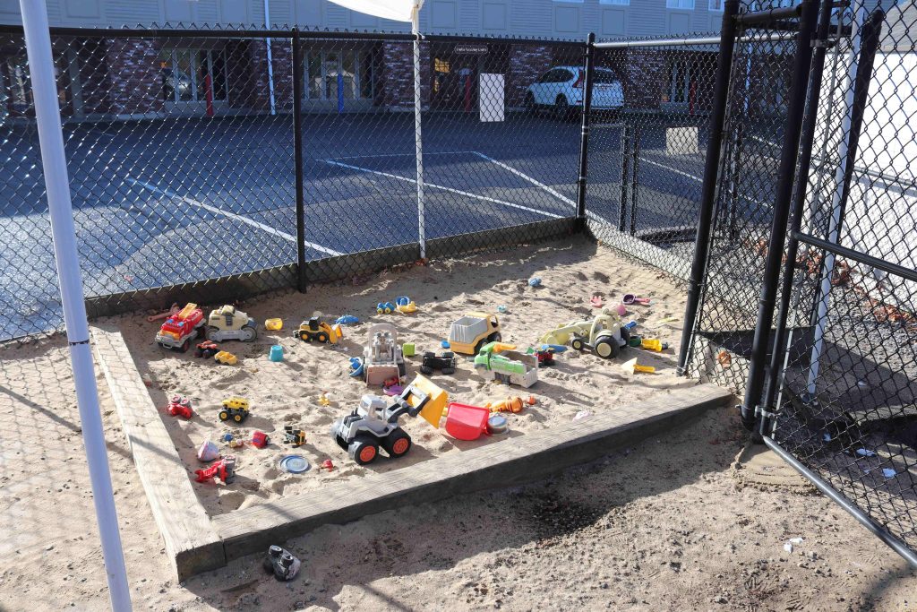 Wilmington TLC sandbox in playground